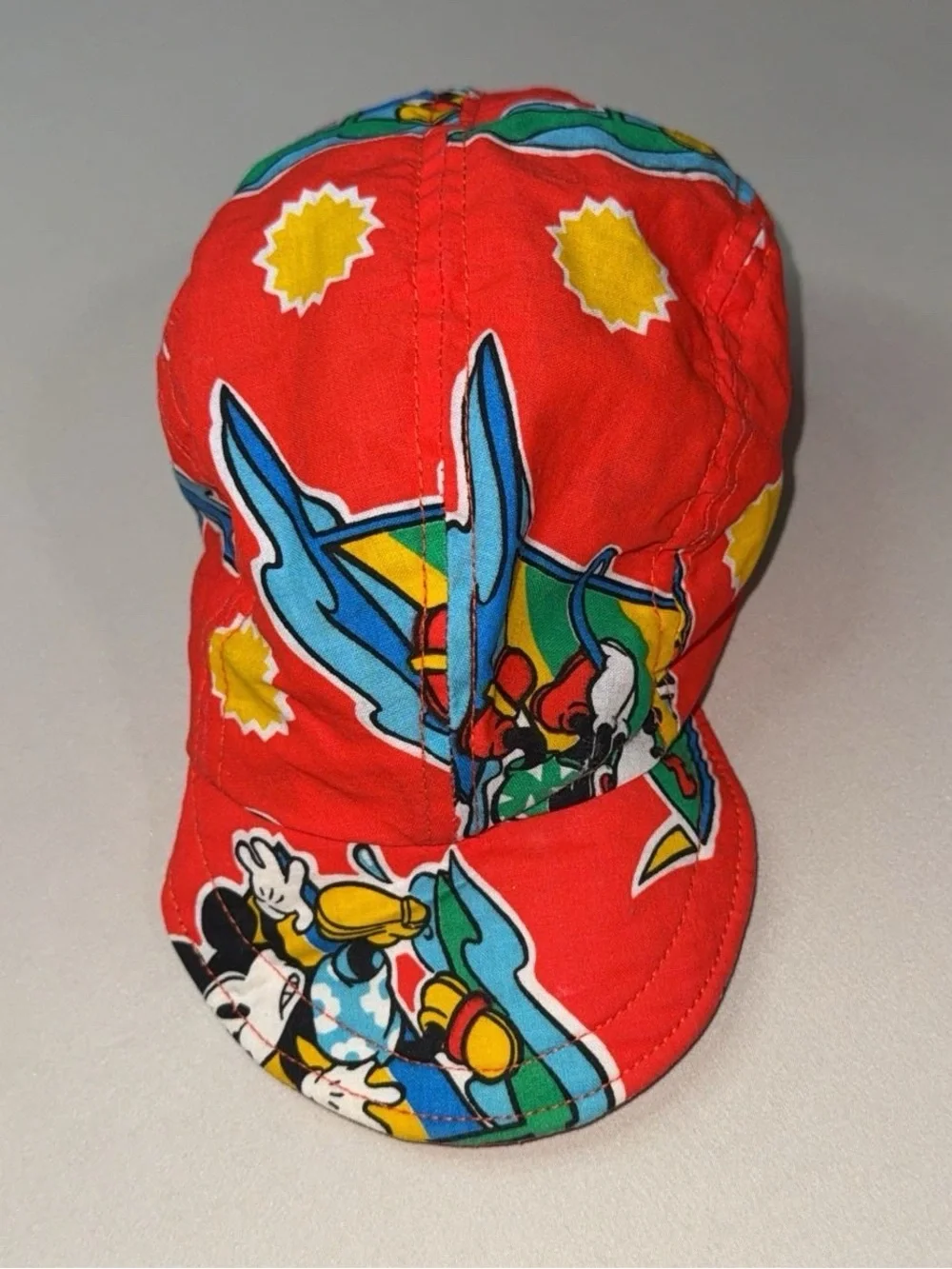 Vintage Mickey hat 80s 90s Mickey & co J.G. Hook cap kids toddler